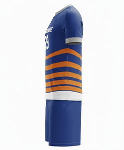 Uniformes de Fútbol al por Mayor 2026 con Bloques de Color Degradado, Logotipo Personalizado, Secado Rápido, Transpirables, Conjuntos de Camisetas de Entrenamiento de Fútbol, Sublimación - Product Image 3
