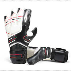 Football Goalkeeper Gloves Full Finger Non-Slip Breathable Adjustable Wrist <b>Strap</b> Unisex Leather Sports Gear - Product Image 1