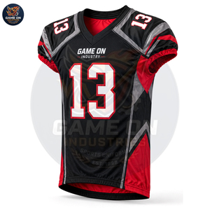 For Wholesale Rate Premium Quality Customized Made New Arrival OEM ODM Service Team Wear American Football Jersey and Pants Sets - Product Image 5