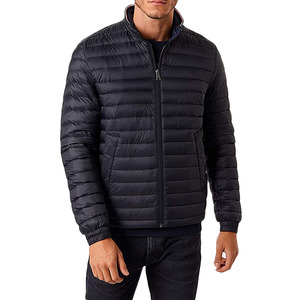 Custom Logo and Design Hooded <b>Thin</b> Lightweight <b>Waterproof</b> Slim Men Puffer <b>Jackets</b> New Winter Warm Quilted <b>jacket</b> - Product Image 2