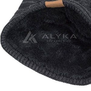 Best Price <b>Beanie</b> Soft <b>Wool</b> Knit Winter <b>Hat</b> Custom Made Factory Price Comfortable 100% <b>Wool</b> <b>Beanies</b> - Product Image 5
