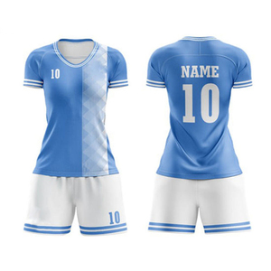 Custom Made Adult Sportswear Adults Girls Soccer <b>Jerseys</b> & <b>Shorts</b> Set Popular Design <b>Short</b> Sleeve Uniforms For Women's - Product Image 1