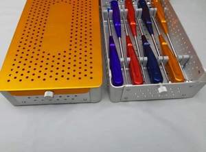 ชุดเครื่องมือผ่าตัดขูดกระดูกออร์โธปดิกส์ ด้ามจับสีเงิน ออกแบบตามหลักสรีรศาสตร์ ถาดโลหะ ชุดอุปกรณ์ใช้งานด้วยมือ ได้รับการรับรองมาตรฐาน CE ระดับ Class I - Product Image 6