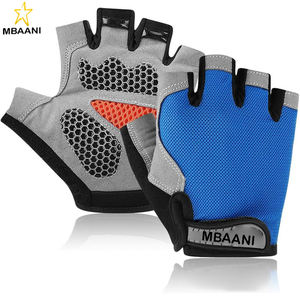 Gants de cyclisme pour hommes et femmes, gants de vélo VTT à demi-doigts, gants antidérapants et absorbant les chocs pour le fitness, le cyclisme et les sports de plein air - Product Image 1