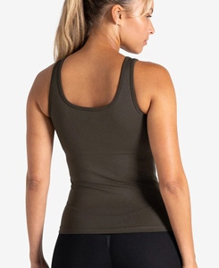 2026 Hot Sale Women's Lightweight Durable Square Collar Knitted Tank Top Breathable Spandex Polyester Minimalist Style - Product Image 2
