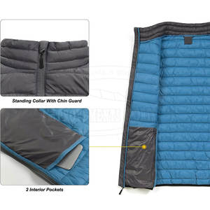 Cómodo uso al aire libre Chaleco Puffer Ropa de moda Hombres Chaleco Puffer Precio bajo Hombres Chaleco Puffer - Product Image 5