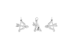 Colgante de Arco de Cupido y Flecha de Corazón - Product Image 1