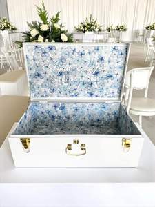 Metal <b>Storage</b> <b>Box</b> Rectangular Hinged Lid With Handle Tools Organizer Minimalist Design 1 Layer White home decor - Product Image 4