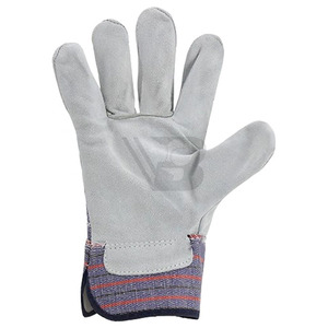 Direct Factory Supplier Wholesale Price Cowhide Leather Men Work Safety <b>Gloves</b> Industrial Construction Safety Driver <b>Gloves</b> - Product Image 5