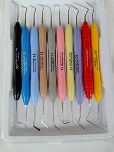 ชุดเครื่องมืออุดฟันคอมโพสิต 10 ชิ้น LM Arte ด้ามจับซิลิโคน CE - Product Image 2