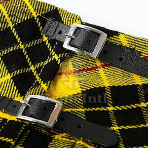 Jupe kilt écossaise plissée taille haute pour femme, mini-jupe traditionnelle en tartan pour femme - Product Image 3