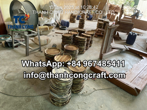 ที่ตั้งเค้กไม้ธรรมชาติเป็นมิตรต่อสิ่งแวดล้อมสำหรับตะวันออกกลางทำด้วยมือในเวียดนามผู้จัดจำหน่ายขายส่ง - Product Image 3