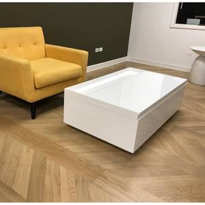Suelo de Madera Dura de Roble Blanco de Ingeniería, Diseño Chevron, 10 mm, 2 Capas, Sistema de Clic, Grado AB, Certificado CARB P2 JAS - Product Image 2