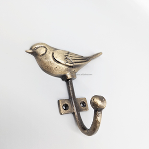 Porte-clés mural vintage en laiton en forme d'oiseau doré, élégant et décoratif, pour la maison ou le bureau, organisateur mural - Product Image 5