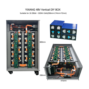 Batterie LiFePO4 YIXIANG 48V/51.2V, kit de bricolage, boîte de batterie, BMS JK 200A, capacité 280/314Ah, 15KWH, stockage d'énergie domestique, extincteur - Product Image 4