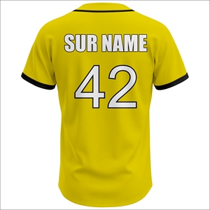 Custom Made Baseball Jersey OEM Supplier Breathable Quick Dry Team Uniform Lightweight Sportswear Bulk Manufacturer - Product Image 3