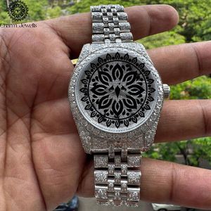 Montre de luxe en acier inoxydable Charm Jewells, cadran de 38 mm, bracelet de 20 mm, boîtier rond, mouvement à quartz analogique, aiguilles lumineuses, fermoir pliant - Product Image 1