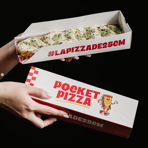 Confezionamento eco-friendly di Fast Food per Sushi Crepe Waffle Pizza patatine fritte Mini <span class=keywords><strong>Burger</strong></span> pasticceria pasticceria-biscotto stile torta biscotto - Product Image 2