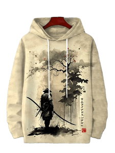 Sweat-shirt à capuche unisexe personnalisé en molleton 100 % coton, imprimé cheval, 400 g, imprimé numérique, couleur unie, coupe oversize, épaules tombantes, vente en gros - Product Image 3