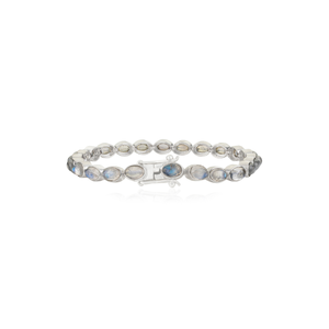 Magnifique bracelet tennis unisexe en argent sterling 925 de haute qualité avec opale naturelle, accessoires de joaillerie raffinés - Product Image 5