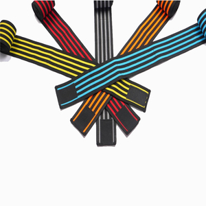 Genouillères de sécurité sportives, bandages de compression unisexe en Spandex et Nylon pour la musculation et la protection des genoux, et bandes de maintien pour poignets - Product Image 6