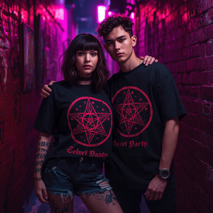 Camiseta Gráfica de Fiesta Gótica, Camiseta Urbana de Manga Corta de Algodón con Personalización OEM ODM - Product Image 6