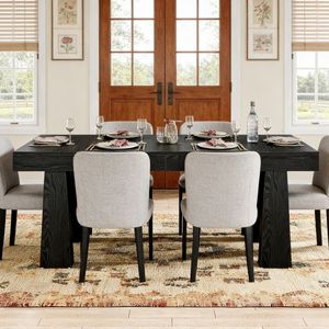 Tavolo da Pranzo Moderno Rettangolare con Piano in Pietra, Arredamento per Casa, Appartamento o Villa - Product Image 6