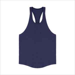 Gilet de fitness OEM à la mode, nouveau design, couleur unie, pour hommes, gilet de musculation personnalisé, 100% coton, 160 GSM, gilet à séchage rapide - Product Image 6