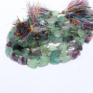 Natural Multi Fluorite <b>Amethyst</b> Faceted Nugget Beads Smooth Mixed Color Gemstone For Jewelry Making Wholesale Bulk Supply Loose - Product Image 4