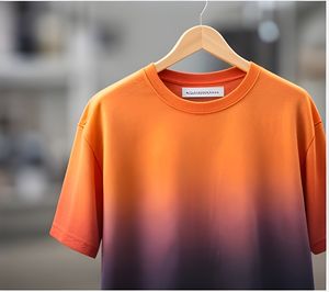 เสื้อยืดโอเวอร์ไซส์พรีเมียมแบบไล่สี 240 GSM ผ้าฝ้ายหนา ยูนิเซ็กส์ แฟชั่นสตรีทเทรนดี้ ผู้ผลิตเสื้อยืด - Product Image 4