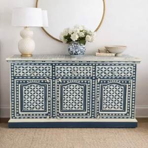 Cómoda de Estilo Marroquí con Incrustaciones de Hueso de Camello de Alta Calidad, Mueble de Salón con 4 Cajones, Muy Vendida - Product Image 5