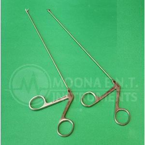 กรรไกรตัดกระดูกหูคอจมูกขนาดเล็ก Moona E.N.T Instruments ปลายโค้ง ขวา/ซ้าย คู่ 2 ชิ้น 230 มม. x 2 มม. เครื่องมือผ่าตัดจมูกและหูคอ - Product Image 3