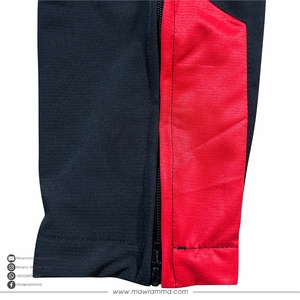 MAWRA Pantalon bleu marine pour homme, taille élastique, pantalon décontracté avec filet intérieur sur le côté, pantalon respirant de poids moyen pour unisexe - Product Image 3