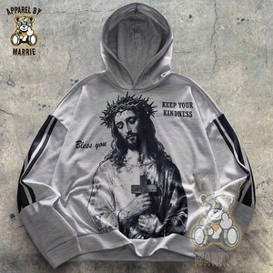 Conjunto de Sudadera con Capucha y Pantalones Deportivos de Algodón de Peso Medio, Marca Privada OEM, Impresión de Logotipo Personalizada, Ropa Deportiva Masculina de Alta Calidad - Product Image 1