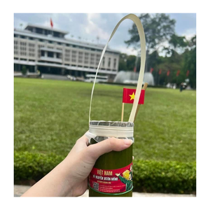 ที่ใส่แก้วกาแฟทำจากไม้ไผ่ธรรมชาติ เป็นมิตรกับสิ่งแวดล้อม ทำด้วยมือ พับได้ พกพาสะดวก เหมาะเป็นของขวัญทางธุรกิจ - Product Image 2