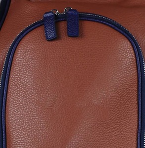 Vintage Large Capacity Genuine Leather Polo <b>Golf</b> Bags Zippered Carrying Strap Embroidery Printing Logo <b>Golf</b> Polo Leather Bags - Product Image 5