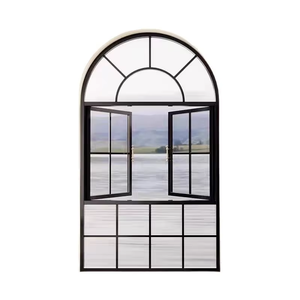 Marvellous Manufacturer - Juego Completo de Puertas Insonorizadas de Estilo Francés Retro Personalizadas, Ventana Abatible de Aluminio con Arco Antiguo - Product Image 2