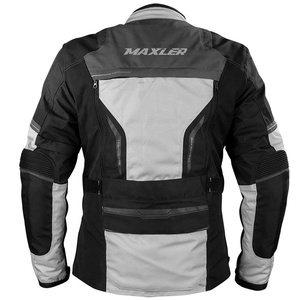 Veste longue de moto de course pour hommes avec protecteurs et doublure coupe-vent Veste de tourisme textile de haute qualité - Product Image 3