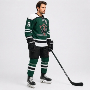 Ice Hockey Uniform Elite <b>Athletic</b> Apparel Custom Jersey And Pants Comfortable Lightweight Sports Clothing Designed - Product Image 5