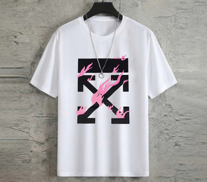 Custom Unisex 100% Premium Cotton <b>Tshirt</b> Customize Dtg Image Graphic Different Pattern Printing Logo Men's O-neck T-shirt - Product Image 6