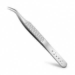 Pinzas para Pestañas SHEARS BEAUTY de Acero Inoxidable con Puntas Lisas y Dentadas, Antiestáticas y Duraderas, Herramienta de Belleza de Precisión para Manicura - Product Image 5
