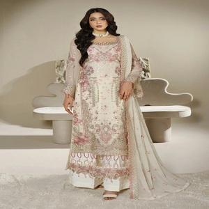 Collection 2026 de grandes marques : Ensembles de soirée en mousseline pour femmes, style Inde et Pakistan, vêtements de haute qualité, salwar kameez pour femmes - Product Image 1