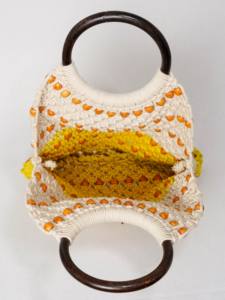 Sacs à main en crochet de luxe tendance 2026 pour femmes, pochettes en corde de coton faites à la main, sacs de plage avec poignée en bois, style cabas bandoulière - Product Image 4