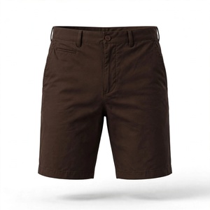 Shorts chino pour homme, élégants, taille haute, fermeture éclair, écologiques, en coton extensible, coupe slim, décontractés, avec poches, exportés du Bangladesh - Product Image 3
