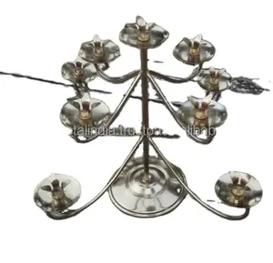 Multiple Candles Stand for Christmas Decoration Home And Garden Lightening Tree Design Jingles Hanging Festive Products