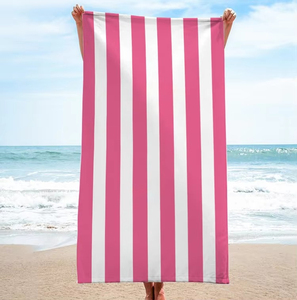 Premium Quality Knitted Stripe <b>Towel</b> Soft Absorbent Quick Dry Eco-Friendly Cotton <b>Towels</b> Wholesale Bulk Supplier Stripe <b>Towels</b> - Product Image 3
