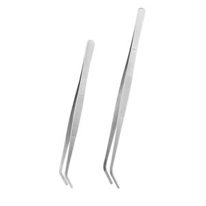 High quality Stainless Steel Henry Foodservice Metal Eco-Friendly Offset tongs Kitchen Tweezer Sustainable - Product Image 4