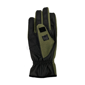 Polar Fleece Horse Riding <b>Gloves</b> Leather Palm Full Finger Equestrian <b>Gloves</b> Windproof OEM Wholesale Warm Winter Riding <b>Gloves</b> - Product Image 2