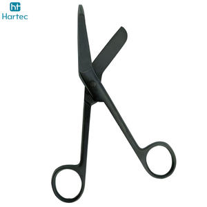 Tijeras para Vendajes Lister de 5.5 Pulgadas, Color Negro Titanio, Instrumento Quirúrgico de Acero Inoxidable, Tijeras Médicas para Aplicación de Apósitos - Product Image 4