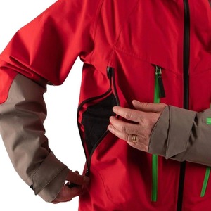 Combinaison de ski pour homme sur mesure, polyester/nylon Polartec Power Stretch, coupe-vent, respirante, veste à capuche, isolation en laine - Product Image 3